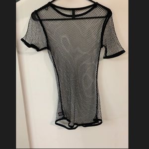 VICTORIA’S SECRET FISHNET SHIRT NWOT